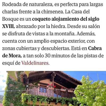 La Casa Del Bosque * Cabra de Mora