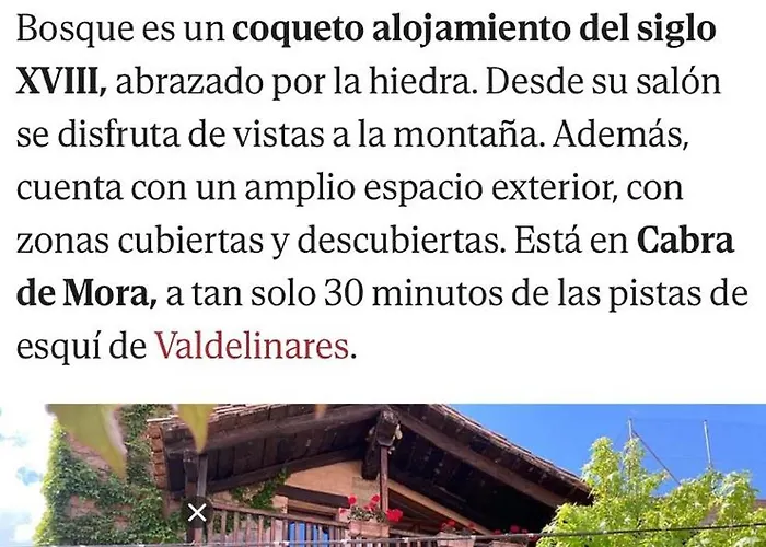 La Casa Del Bosque * Cabra de Mora